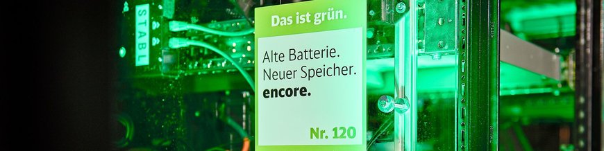 Deutsche Bahn and Kia give used electric car batteries a second life as stationary energy storage systems for a greener electricity 